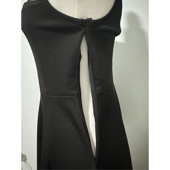 Lulu’s final stretch sheer black dress S - Picture 4 of 11